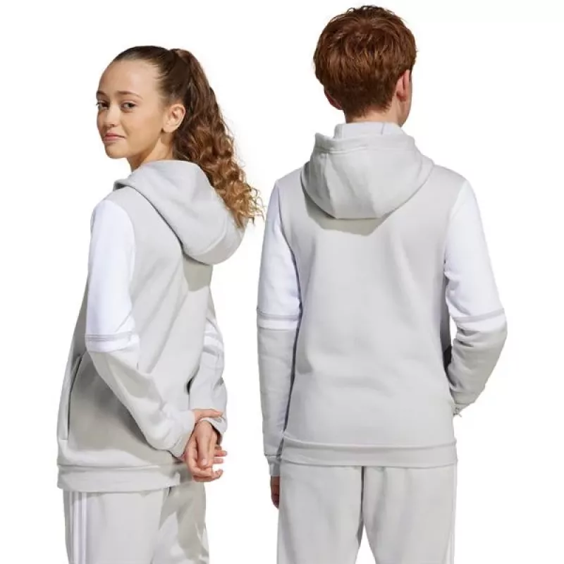 Felpa bambino adidas Squadra 25 Sweat Hoody grigio JD4808 152cm