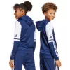 Felpa bambino adidas Squadra 25 Hoody blu navy e bianco JD4800 128cm