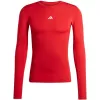 Maglia a maniche lunghe uomo adidas Techfit rosso JP2926 L