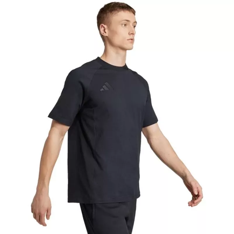 T-shirt uomo adidas Tiro 25 Tee Travel nero JY5948 M