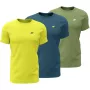 T-shirt uomo 4F M4217 confezione da 3 giallo, blu, verde 4FWSS26TTSHM4217 90S L