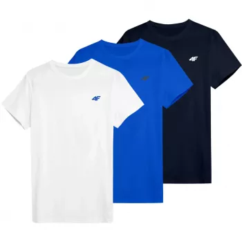 T-shirt uomo 4F M4479 bianco, blu, navy 4FWSS26TTSHM4479 90S S