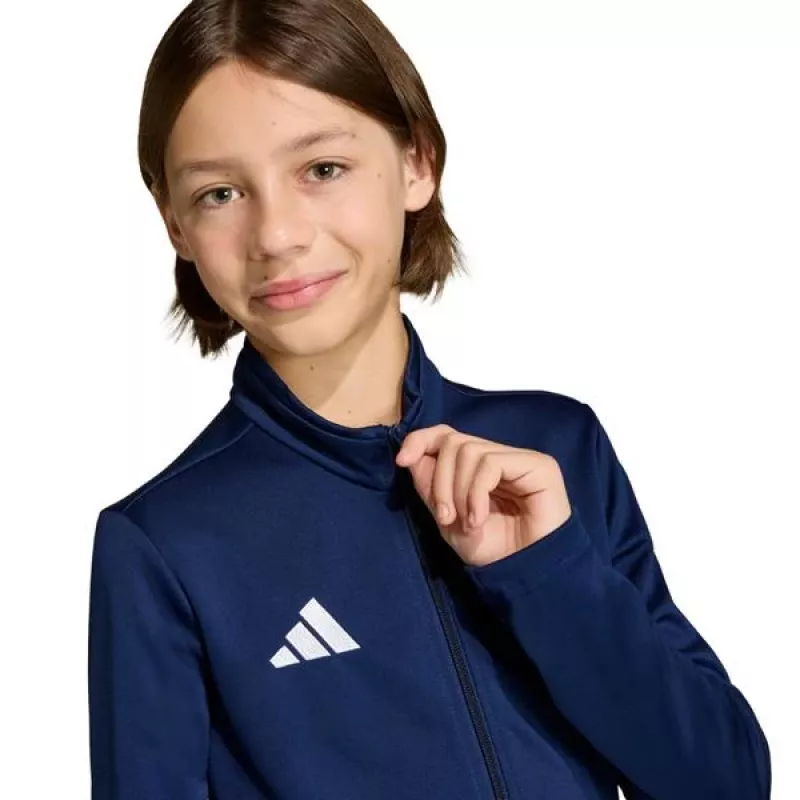 Giacca allenamento adidas Entrada 26 bambino blu navy JZ6611 140cm
