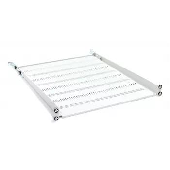 DIGITUS TN-19-550-1U-GY ripiano rack fisso 1U, profondità 550 mm, grigio RAL 7035, portata 25 kg