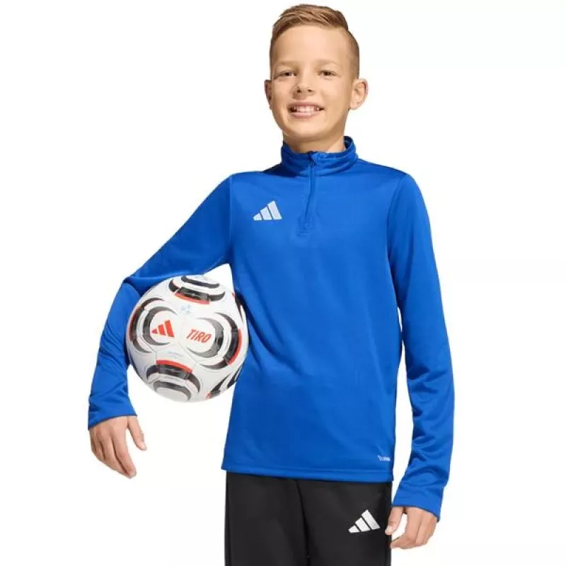 adidas Entrada 26 maglia da allenamento bambino blu JZ6631 116cm
