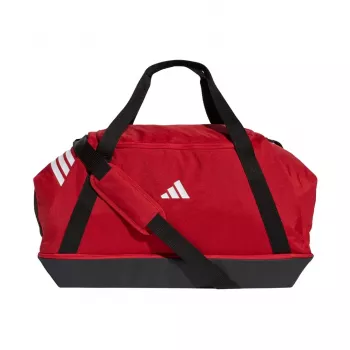 adidas Tiro Duffle borsa grande con scomparto inferiore rosso JY7950