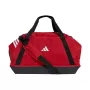adidas Tiro Duffle borsa grande con scomparto inferiore rosso JY7950
