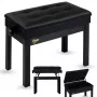 V-TONE PB2 BK panchina per pianoforte per tastiera, nero, similpelle