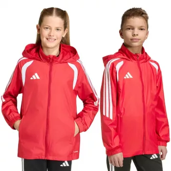adidas Tiro 26 League Windbreaker giacca bambino rosso JY9724 152cm