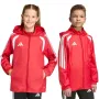 Giacca Windbreaker bambino adidas Tiro 26 League rosso JY9724 140cm