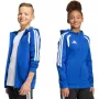 Felpa con cappuccio full zip bambino adidas Tiro 26 League blu KF9102 164cm