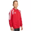 Felpa con cappuccio bambino adidas Tiro 26 League full zip rosso KF9101 164cm