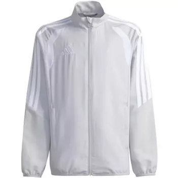 Felpa bambino adidas Tiro 26 League Presentation grigio chiaro JZ9053 164cm