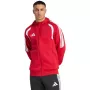 Felpa con cappuccio full zip uomo adidas Tiro 26 League Team Power Red KF9106 L