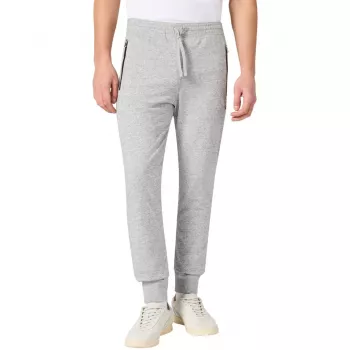 Champion pantaloni da jogging uomo Rib Cuff Pants grau 220807 EM021 2XL