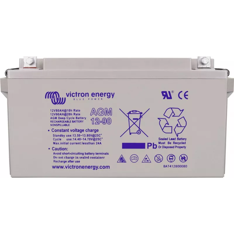 Victron Energy BAT412800104 batteria GEL a ciclo continuo 12V 90Ah