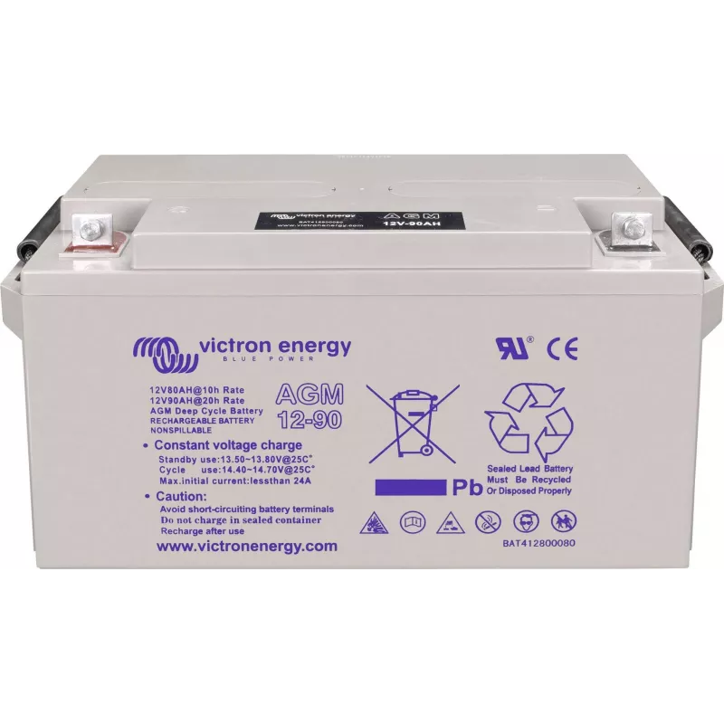 Victron Energy BAT412800104 batteria GEL a ciclo continuo 12V 90Ah
