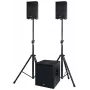 ACT SOL8SISAS Solton ACT SAT sistema PA attivo 2.1 1000W RMS con subwoofer da 15