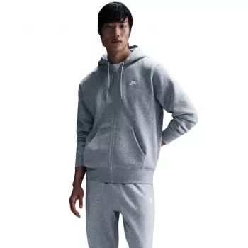 Nike Club BB FZ Hoodie felpa con cappuccio uomo grigio FN3861 063 2XL