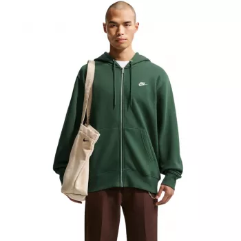 Nike Club BB FZ Hoodie felpa con cappuccio uomo verde FN3861 323 S