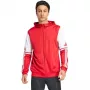 Felpa con cappuccio adidas Squadra 25 Hoody uomo rosso JD2990 S