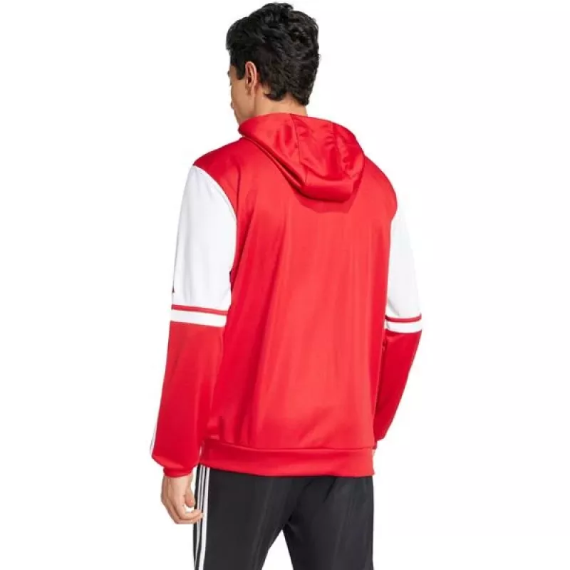 Felpa con cappuccio adidas Squadra 25 Hoody uomo rosso JD2990 S