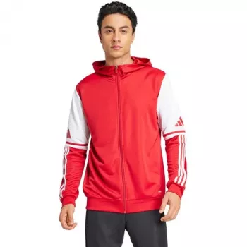 Felpa con cappuccio adidas Squadra 25 Hoody uomo rosso JD2990 L