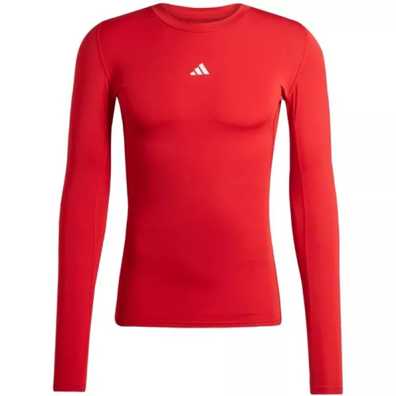adidas Techfit Long Sleeve Tee maglietta uomo rosso JP2926 2XL