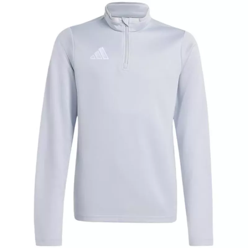 Felpa bambino adidas Entrada 26 Training Top grigio chiaro JZ6637 152cm