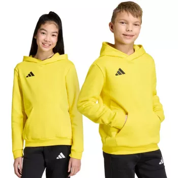 Felpa con cappuccio bambino adidas Entrada 26 Hoody giallo JZ6564 116cm