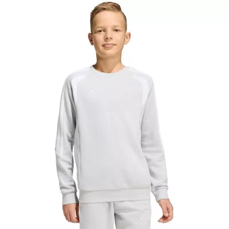 Felpa bambino adidas Tiro 26 League Sweat Crew grigio KF5823 140cm