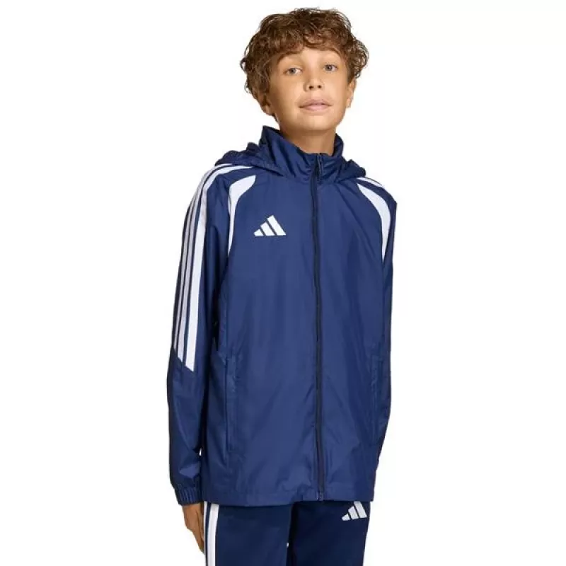 Giacca antivento adidas Tiro 26 League bambino blu navy JY9725 140cm