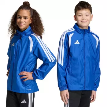 Giacca antivento adidas Tiro 26 League bambino blu JY9723 164cm