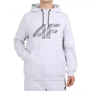 Felpa uomo 4F M2548 grigio chiaro melange freddo 4FWMM00TSWSM2548 27M L