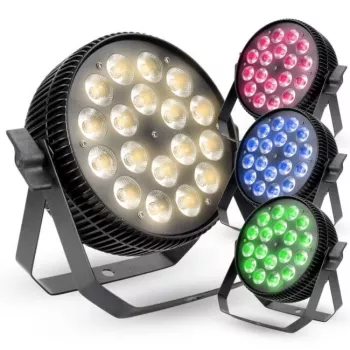 LIGHT4ME ALU TETRA RGBW PAR 18x10W faretto per illuminazione da palco