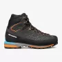 Scarpa Zodiac Tech GTX scarponi da alpinismo, GORE-TEX Performance Comfort, pelle Perwanger, suola Vibram Mont, Anthracite/Tonic Orange, EU 44