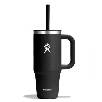 Hydro Flask 24 Oz All Around Travel Tumbler bicchiere termico (710 ml) - nero