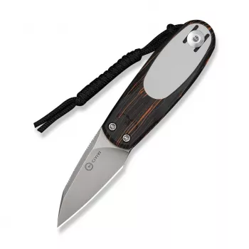 Civivi Purr Nitro-V coltello arancione nero e bianco G10