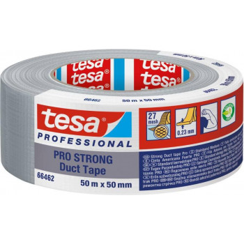 tesa Nastro in tessuto Pro-Strong 66462-00003-00 nastro riparatore grigio 50 m x 50 mm