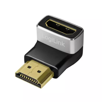 LogiLink AH0005A Adattatore HDMI 8K 90° connettore maschio a femmina 48 Gbps nero