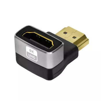 LogiLink AH0005A Adattatore HDMI 8K 90° connettore maschio a femmina 48 Gbps nero
