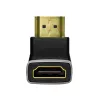 LogiLink AH0005A Adattatore HDMI 8K 90° connettore maschio a femmina 48 Gbps nero