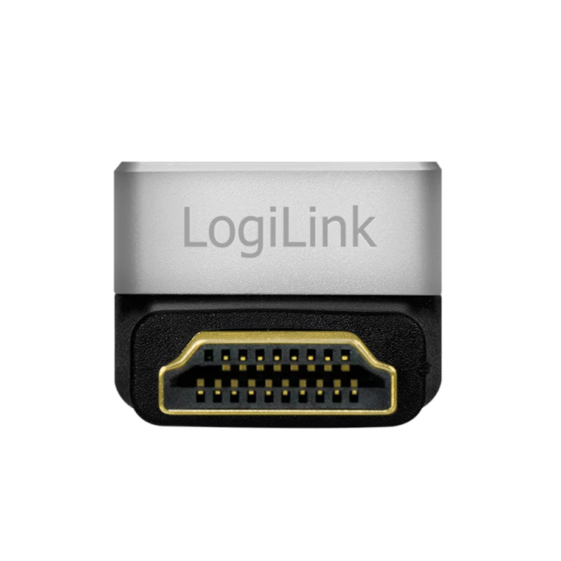 LogiLink AH0005A Adattatore HDMI 8K 90° connettore maschio a femmina 48 Gbps nero