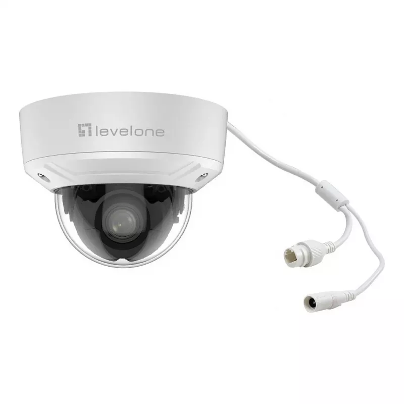 LevelOne FCS-3461 telecamera IP dome 2MP zoom 4x H.265 PoE interno/esterno