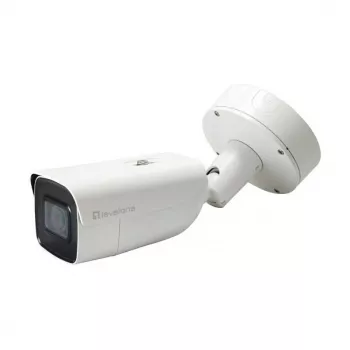 LevelOne FCS-5212 telecamera IP bullet per esterni 6MP con obiettivo varifocale motorizzato, H.265, visione notturna IR, PoE, IP66, IK10