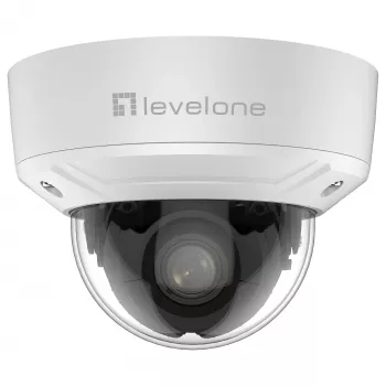 LevelOne FCS-3616 telecamera IP dome per esterni 6MP con IR, PoE, H.265