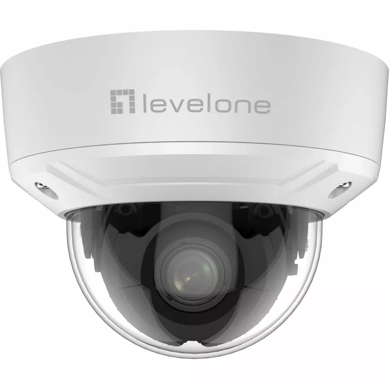 LevelOne FCS-3616 telecamera IP dome per esterni 6MP con IR, PoE, H.265