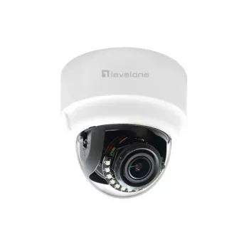 LevelOne FCS-3303 telecamera IP dome 3MP con PoE, visione notturna IR, IP66 IK10