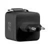 EFB Elektronik G352CE caricabatterie da parete GaN USB-C 35W con cavo retrattile 0,7m, PD3.0 e QC3.0, nero