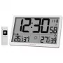 KIENZLE Jumbo NEO LCD orologio da parete con stazione meteo bianco